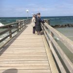 May Baltic Sea Trip - Wustrow - Sea bridge fishing people