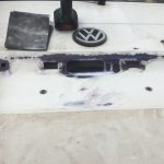 VW T4 Project – War against Rust – Battle II: trunk - applied rust remover