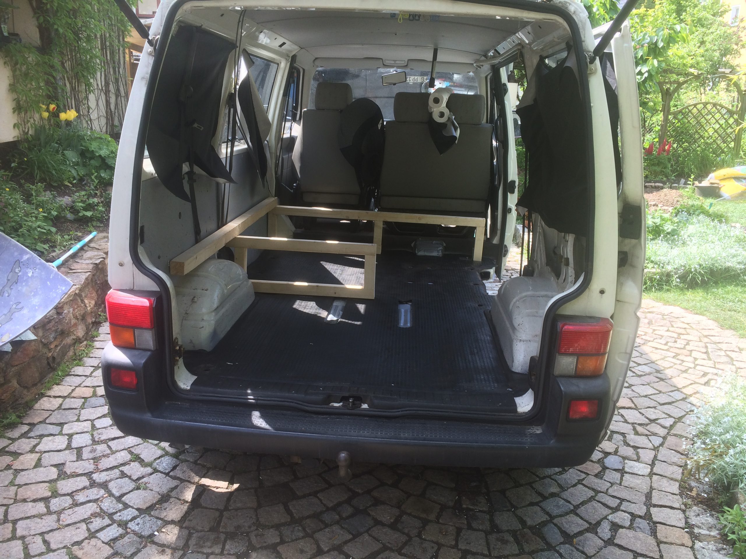 VW T4 Project – Interior construction – Realization - further wood assembly